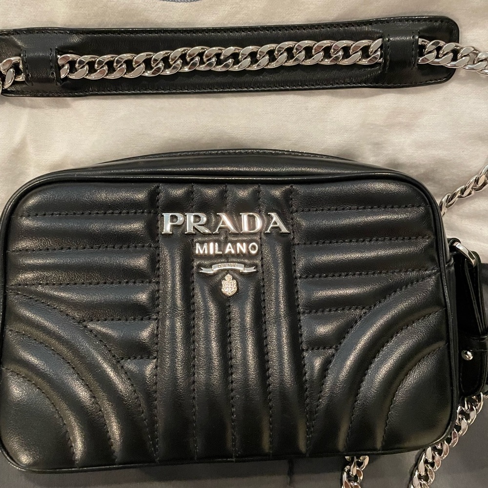 COPY - Prada Leather Diagramme Bag - Authentic